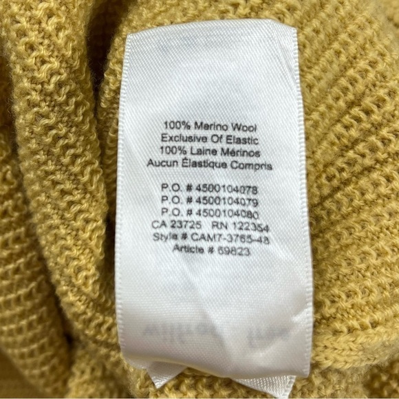 Wilfred Free Aritzia | Naomi Cropped 100% Merino Wool  Sweater Size Medium - Picture 7 of 7